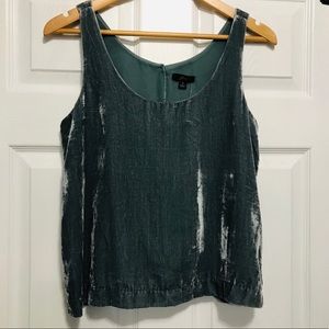 NWT J. Crew velvet tank top